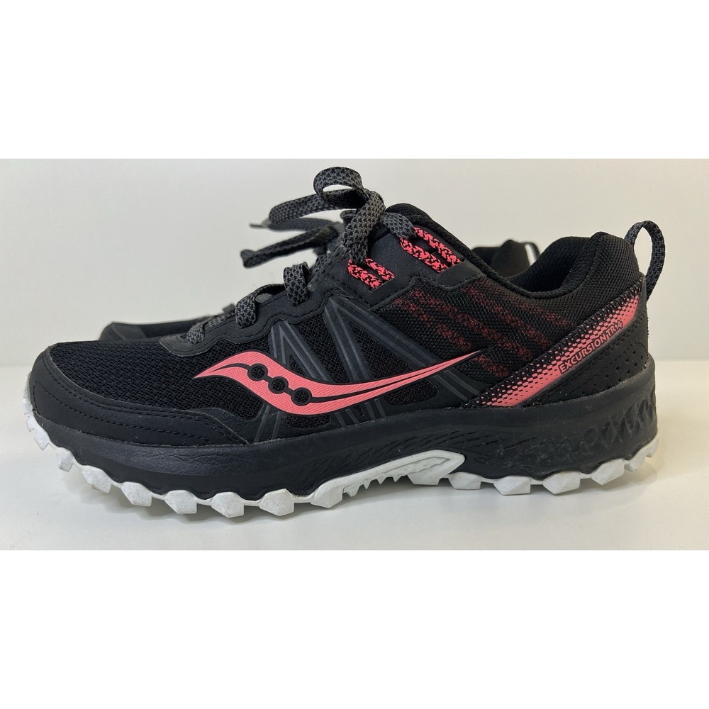 Saucony Trail Excursion TR14 Athletic Running Sneakers Womens Sz 10 Black Shoes